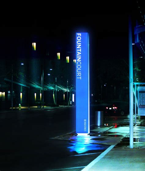 free standing illuminated signs.